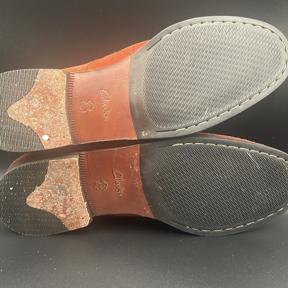 Clarks Brown Oxfords with Suede Finish main image 5